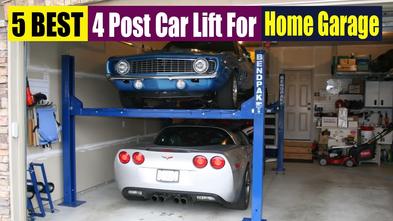 Best 4 Post Car Lift for Home Garage - Top 5 Reviews In 2025