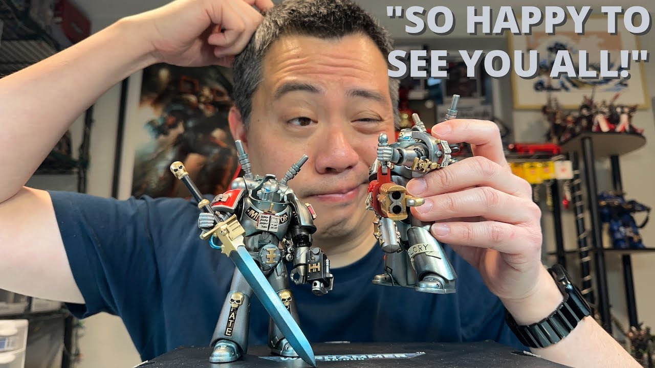 Unboxing & Review of JoyToy x Warhammer 40K Grey Knights Interceptors (Incinerator & Force Sword)