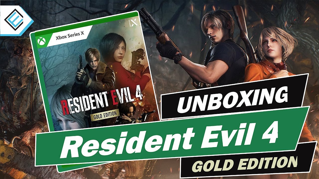 Resident Evil 4 Remake Gold Edition Xbox Series X Unboxing
