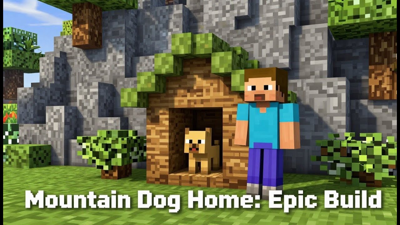 build a minecraft house for my dog#minecraft#dog