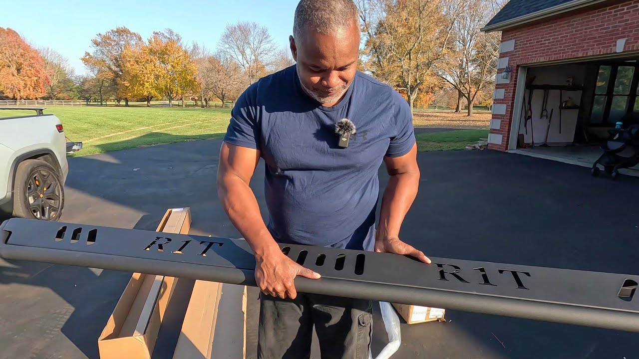 RIVIAN R1T EVBASE Running Board Installation: An Easy MUST-HAVE Modification😍