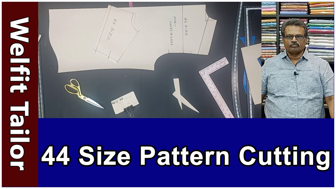 44 Size Pattern Cutting Detailly Explained in Tamil | Welfit Tailor