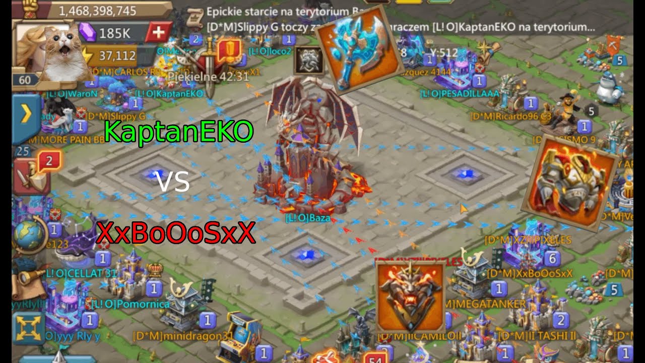 Lords Mobile ~ Wonder War vs Big war guild KaptanEKO vs XxBoOoSxX