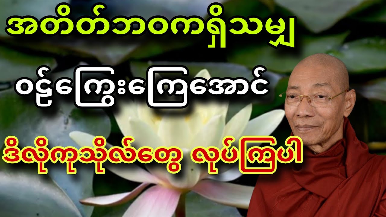 အတိတ်ဘဝကရှိသမျှ ဝဠ်ကြွေးကြေအောင် ဒီလိုကုသိုလ်လုပ်ပါ#ပါချုပ်ဆရာဘုရားကြီး 