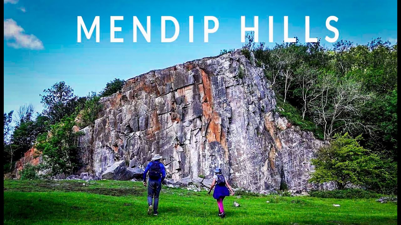 Hiking on the Mendip Hills.Ubley Warren & Velvet Bottom