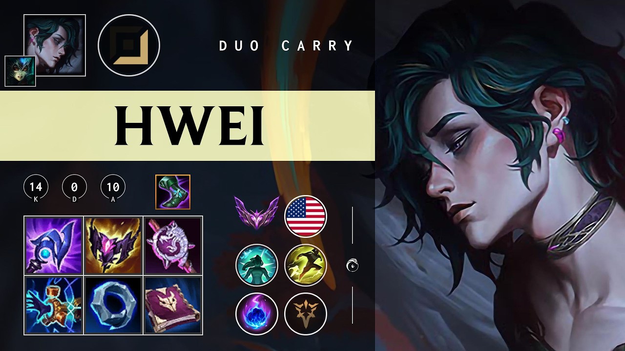 Hwei Carry vs Ashe - NA Master Patch 26.05