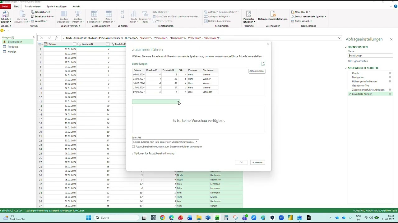 I4 0 Daten zusammenfuehren Power Query