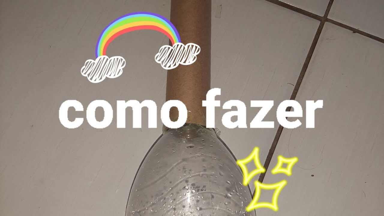 como fazer trombeta ( reciclável)