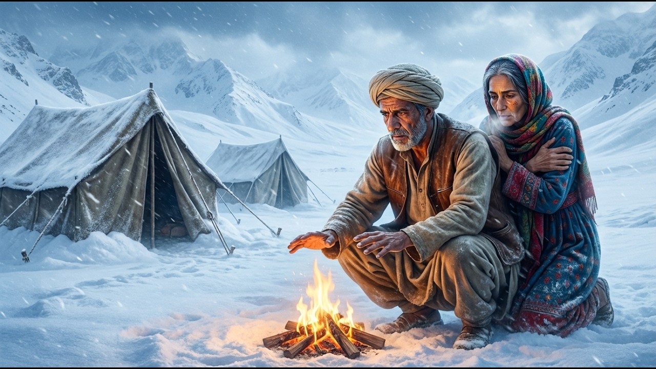 Stranded in Afghanistan's Most Brutal Snowstorm — A Nomad Family's Last Night | Primitive Survival
