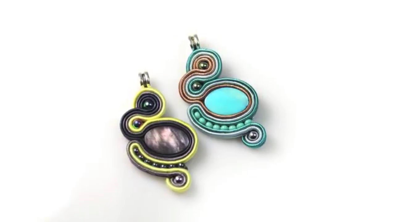 Soutache pendant - Tutorial DIY