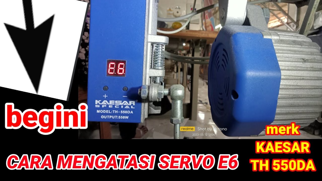 CARA MENGATASI SERVO YANG ERROR' 6 MERK KAESAR ATAU YUASA