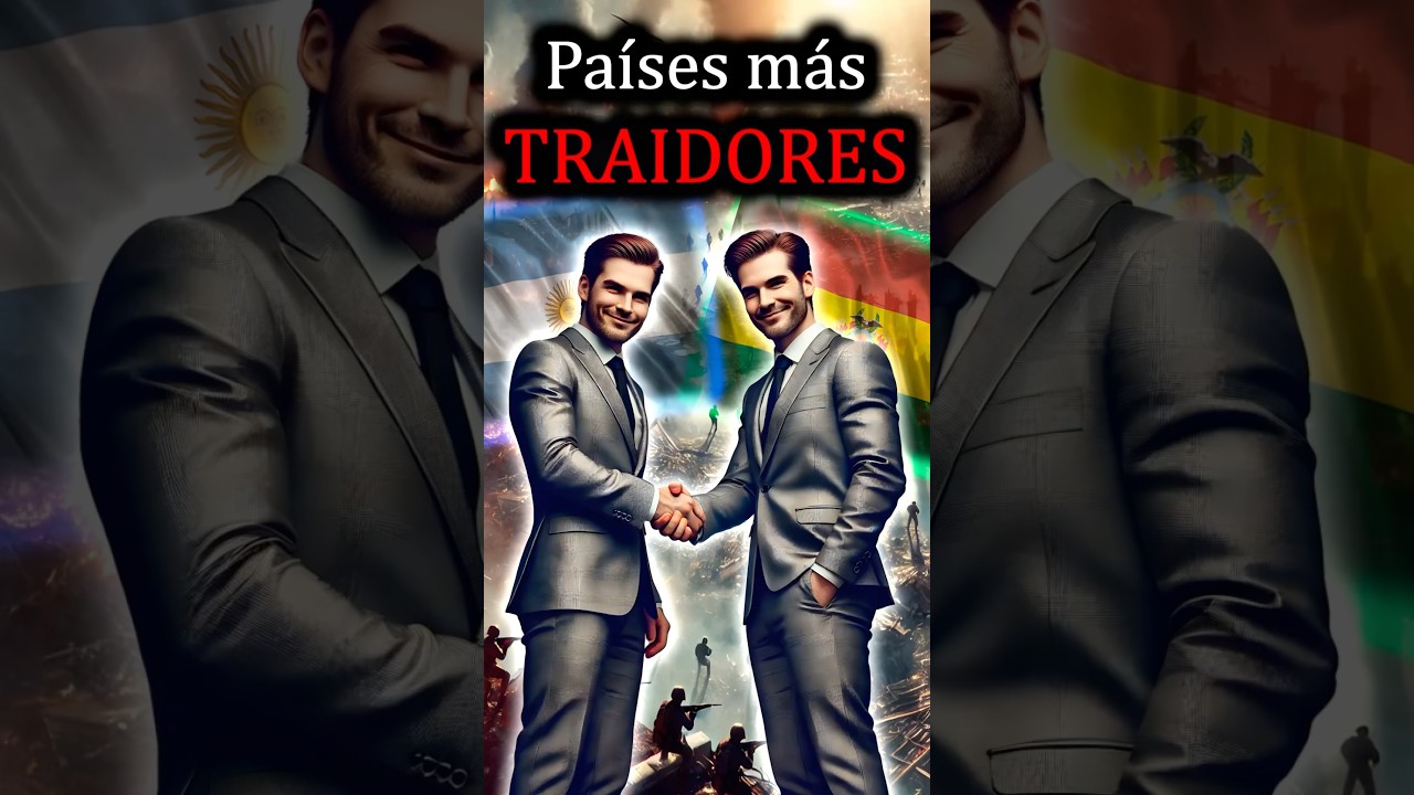🔥 Los 3 pa&iacute;ses m&aacute;s traidores de Am&eacute;rica del Sur! 😱 #traicionado #guerradelpacifico #chile #peru