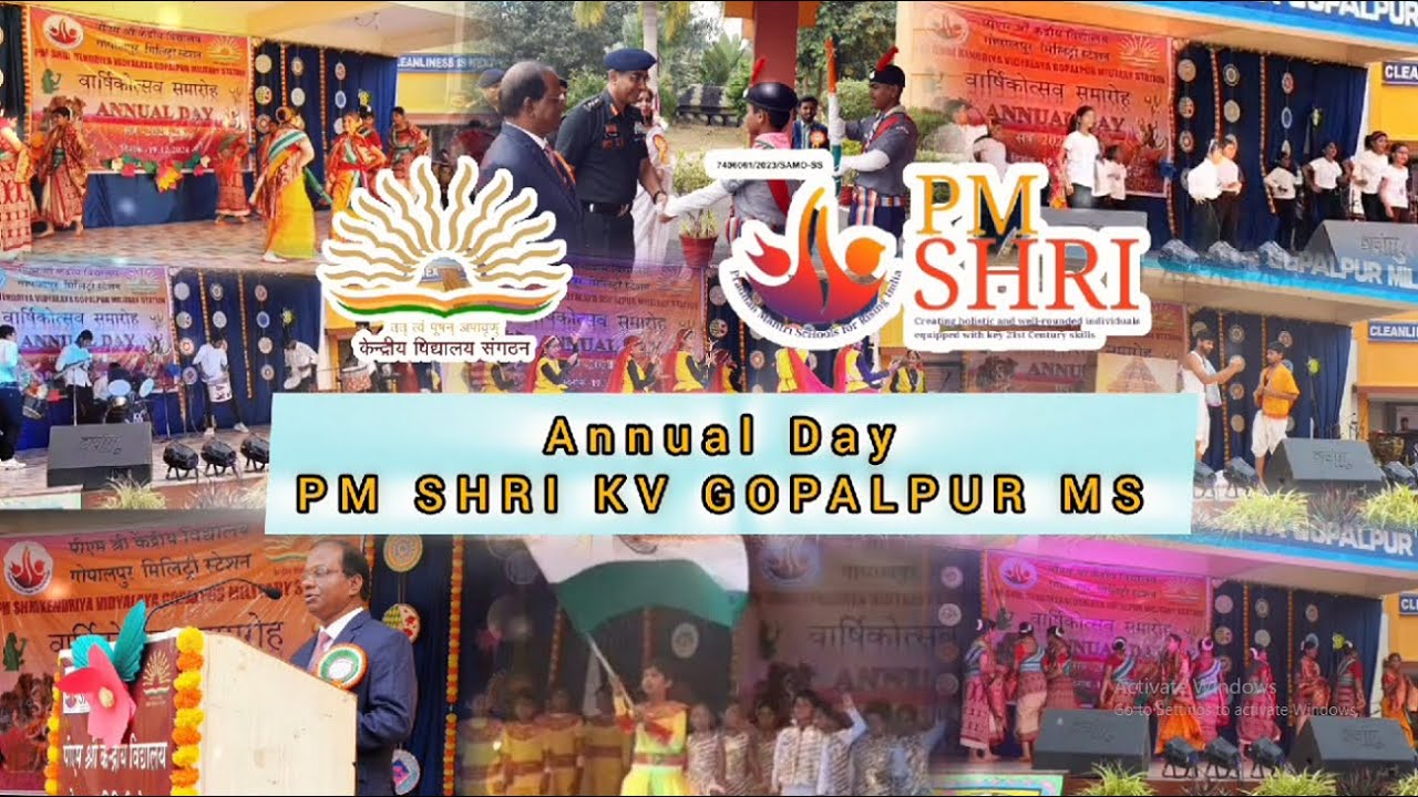 ANNUAL DAY CELEBRATION OF PM SHRI KV GOPALPUR MS  #19.12.2024