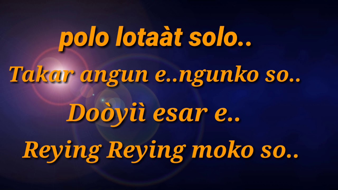 Polo lolaàt solo..karaoke.