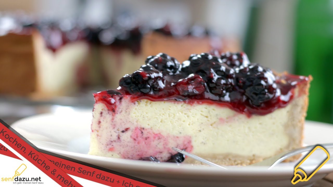 Brombeer Käsekuchen I Rezept Video I Käsekuchen mit frischen Brombeeren