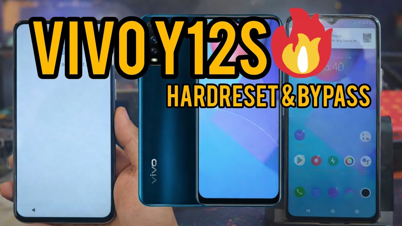 Vivo Y12s hardreset & BYPASS
