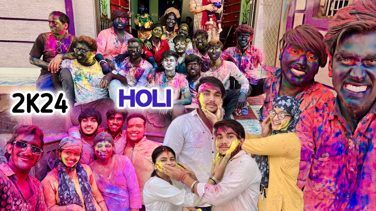 Holi par bura hal kar diya sab ka | india ki no.1 holi 😅