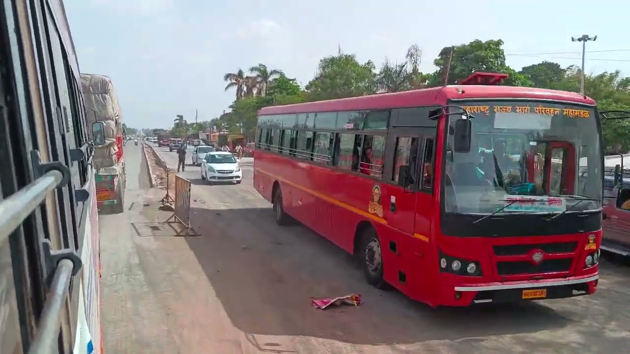 🛣️ LATUR TO AUSA|Full Journey Road Trip| MSRTC BUS|NH 361 #latur #ausa