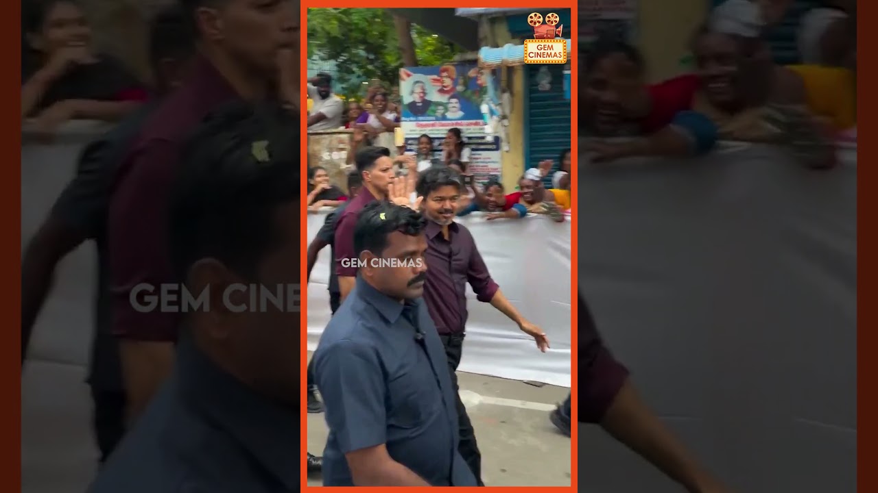 CM Vijay Meets People in Perambur | Massive Public Gathering | CM Vijay | TVK
