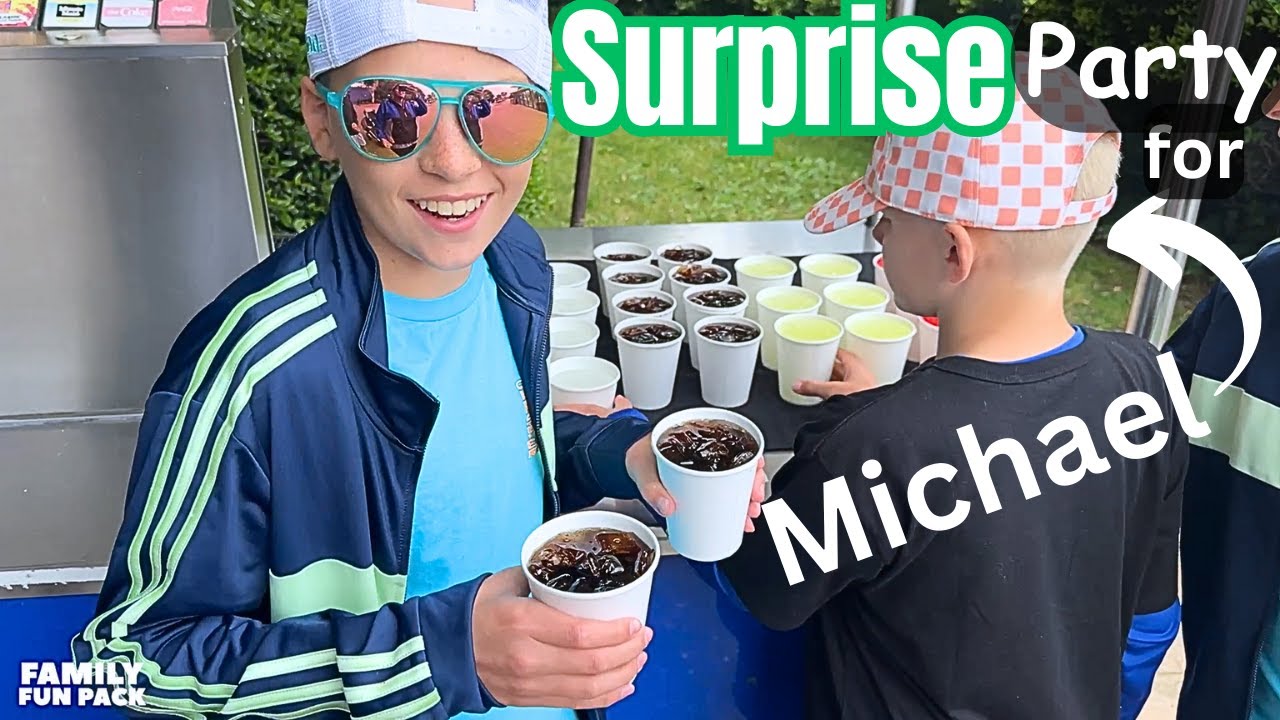 Huge Surprise Party for Michael! Family Birthday Celebration!