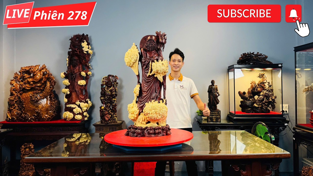 Tượng gỗ phong thuỷ | Đồ Gỗ Mạnh Sơn | 0865.355.966