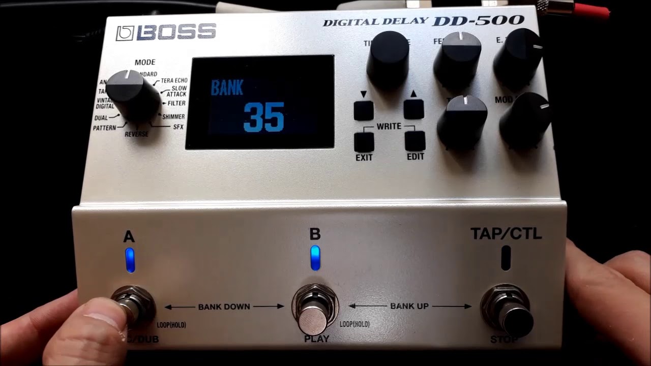 Boss DD-500 Digital Delay demo oficial Promusica en español por Mauro Cordero