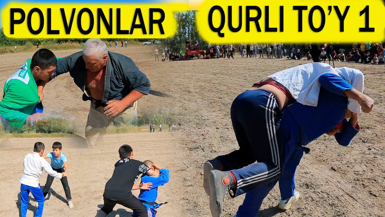 QURLI TO'Y KURASH POLVONLAR PAXTACHI 1/ КУРЛИ ТОЙ КУРАШ ПОЛВОНЛАР  ПАХТАЧИ  #kurash #qurlitoy #urush