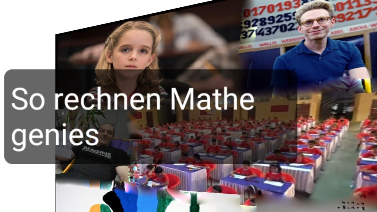 So rechnen Mathe Genies (im Kopf)