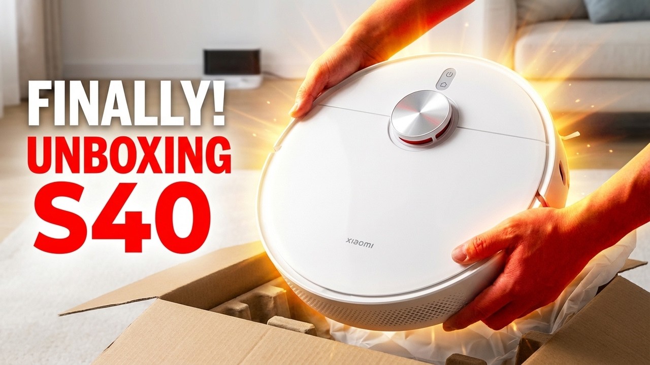 Xiaomi Robot Vacuum S40 – Unboxing & First Impressions Testing soon!