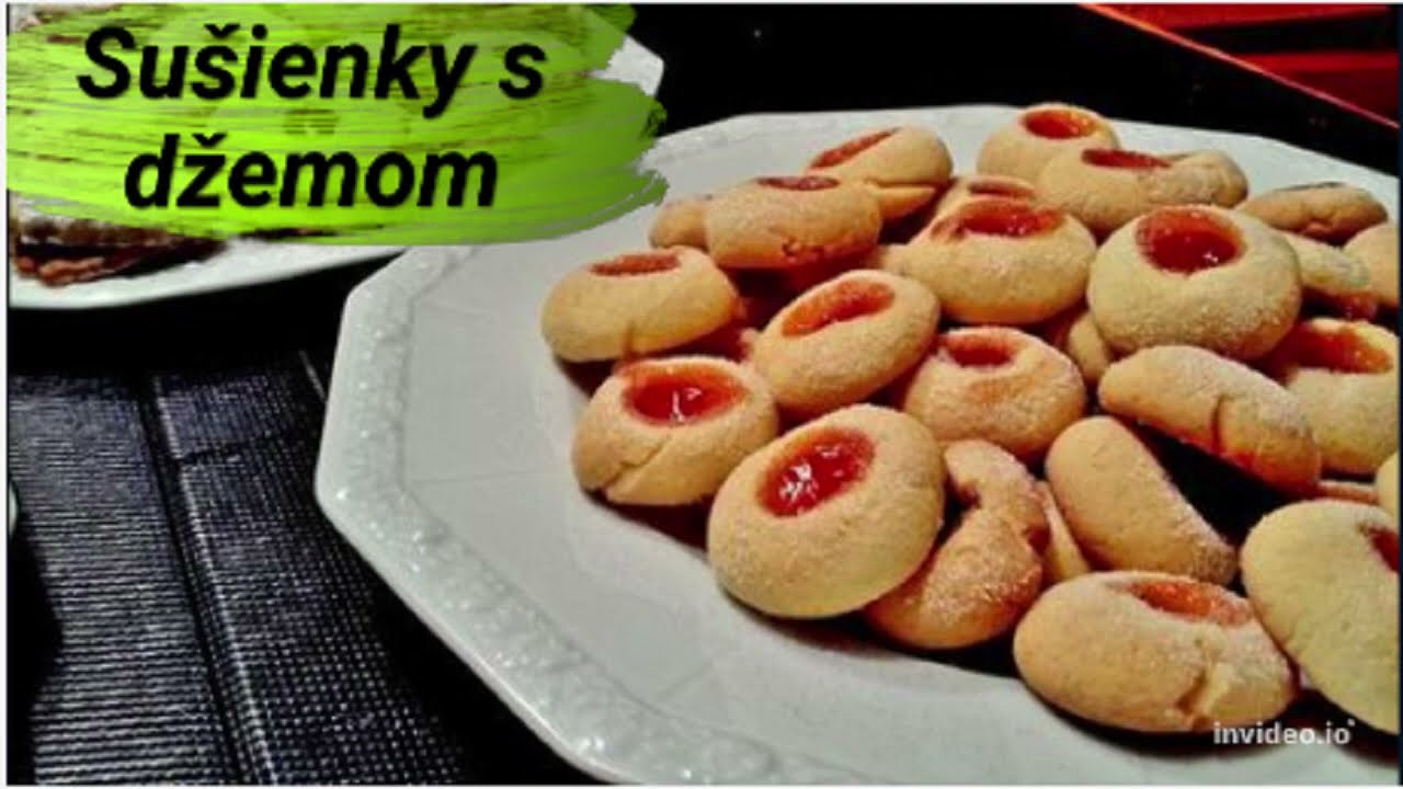 Jednoduch&eacute; mandľov&eacute; su&scaron;ienky s pomarančov&yacute;m džemom | Easy almond cookies with orange jam