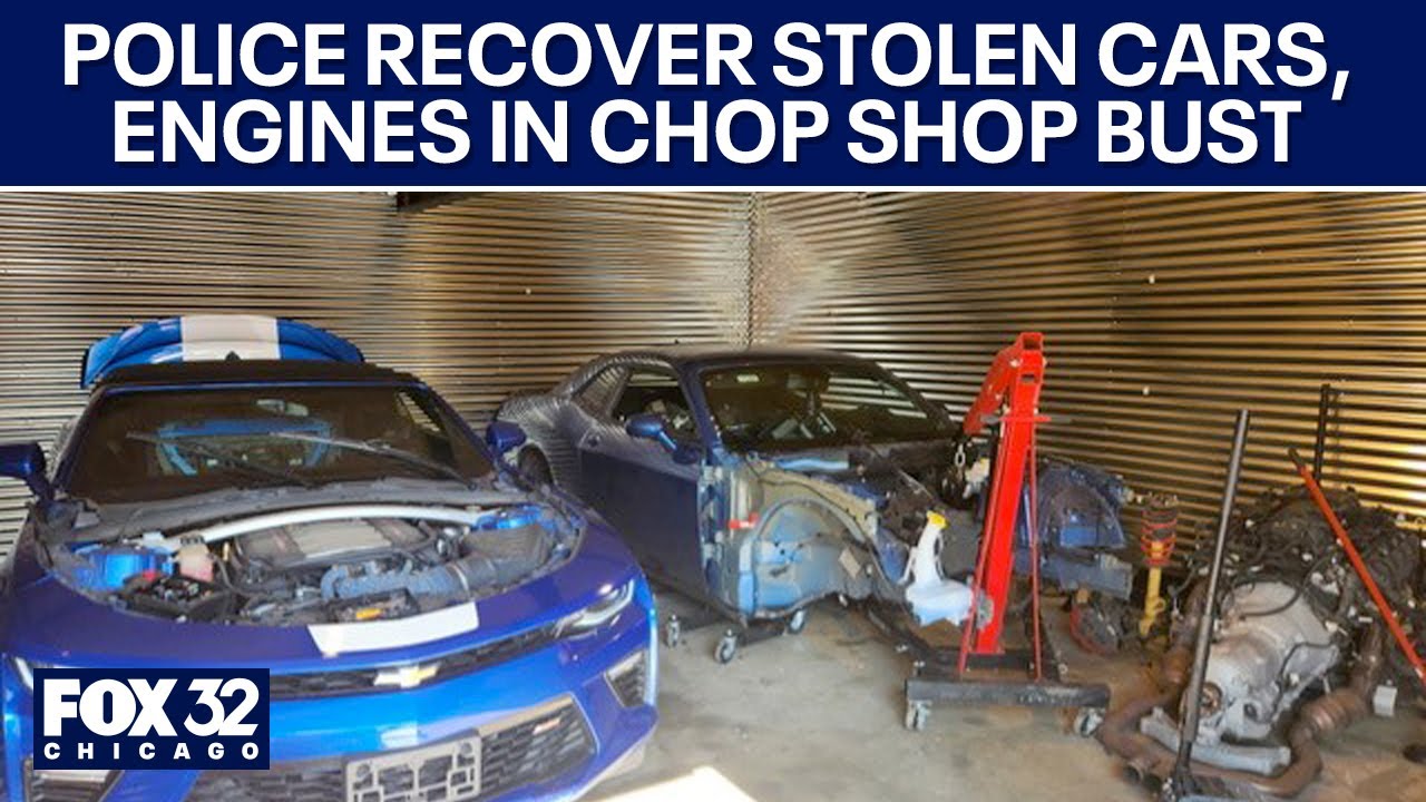 Suburban police recover stolen cars, engines in chop shop bust
