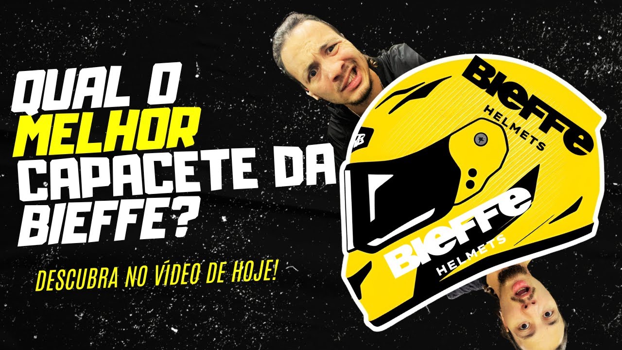Comparativo Completo: Todos os Capacetes para Moto da Bieffe em Um Só Vídeo!