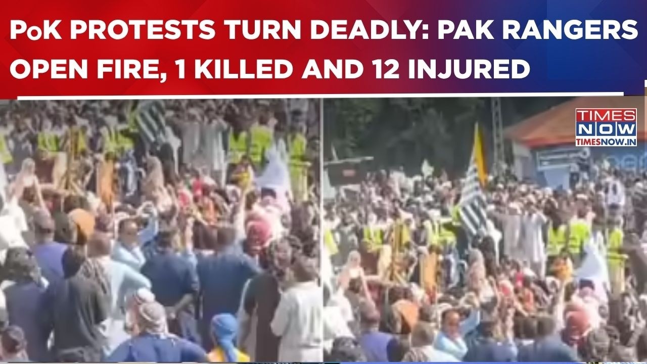 Pakistan Rangers Open Fire On PoK Protesters; 1 Dead, 12 Injured Amid 'Reunite With India' Call