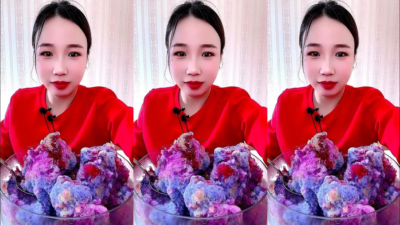 ASMR SHAVED ICE EATING QIAN