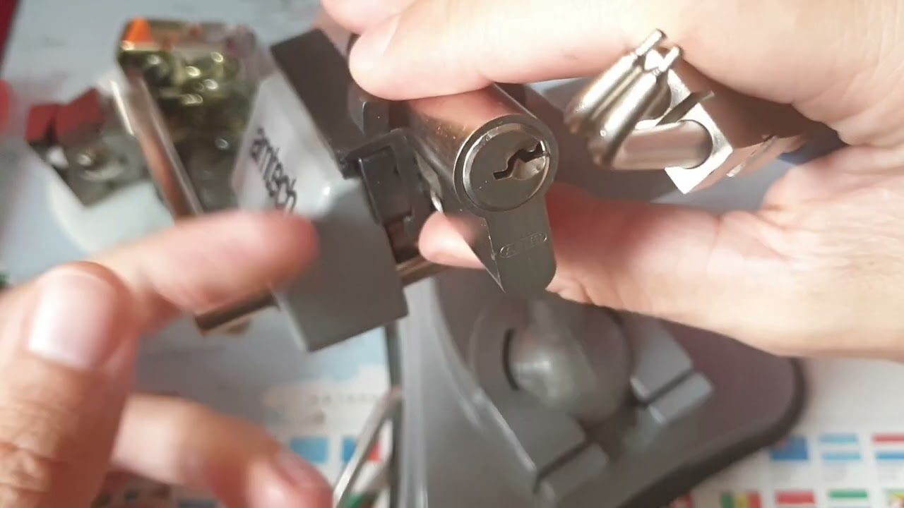 (unlocked 24) Abus C73 picked and gutted