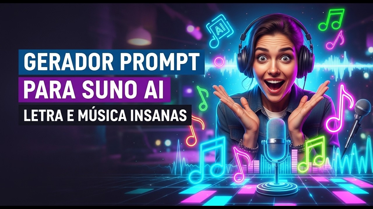 Gerador de Prompt para Suno Cria Músicas Profissionais em Segundos