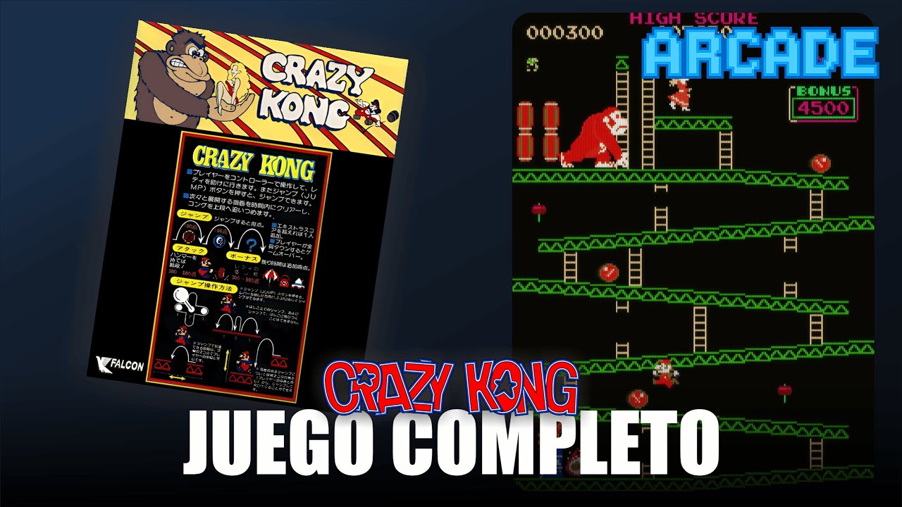 Crazy Kong (1981) | Arcade | Full Gameplay / Juego Completo