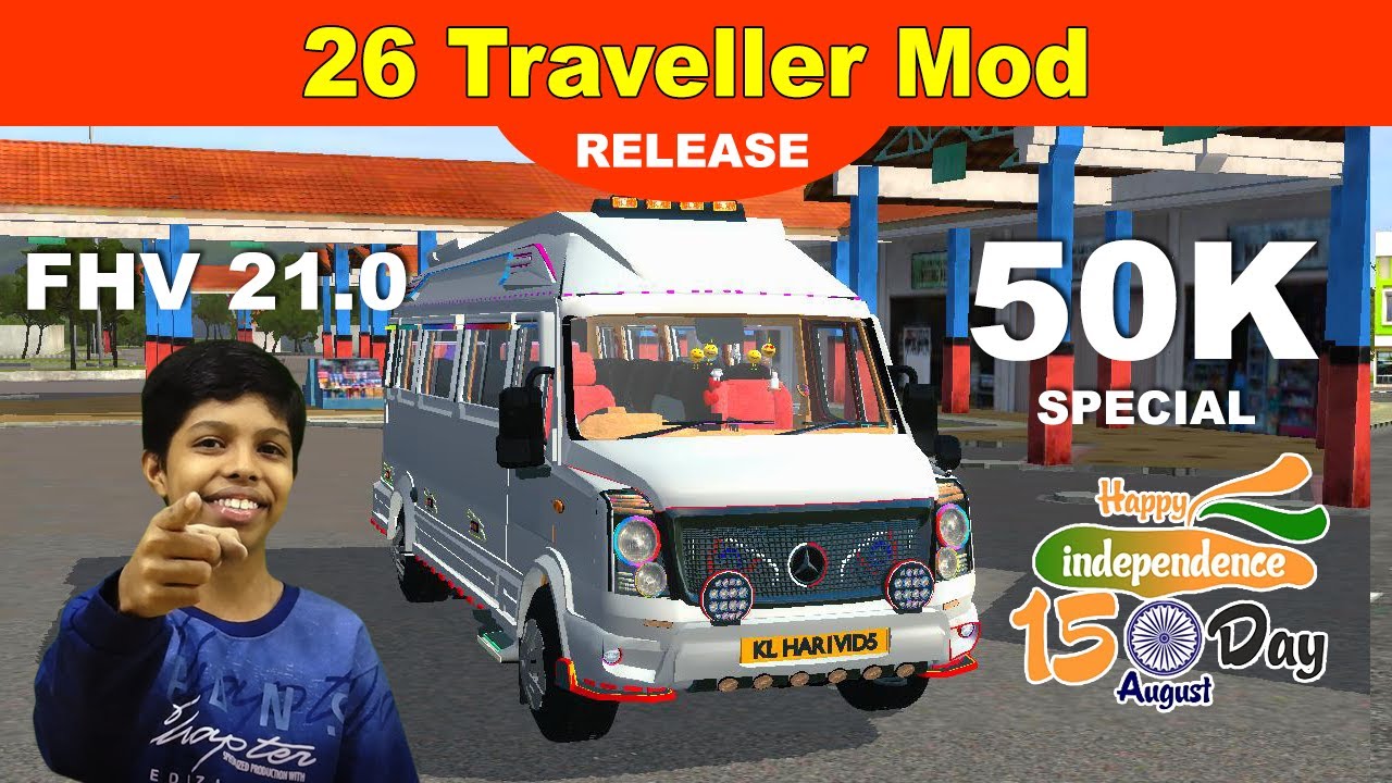 26 Traveller Mod Grand Release | Bus Simulator Indonesia | Harivids