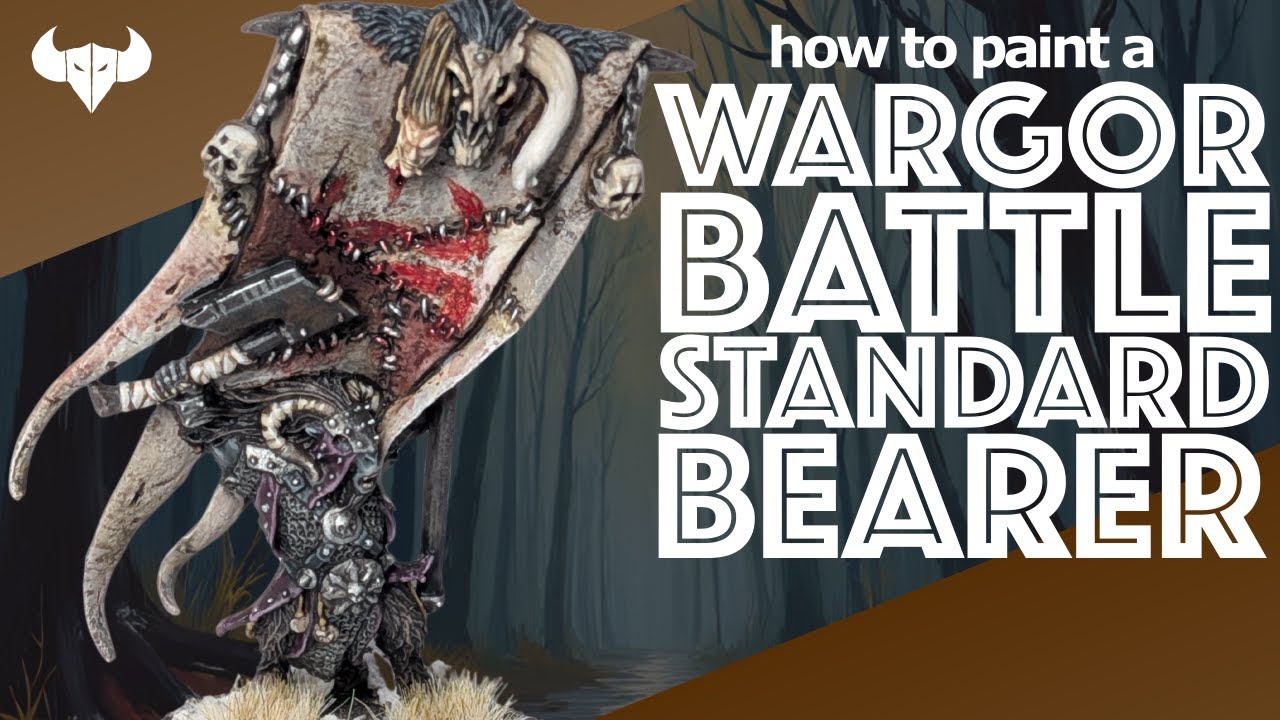 Beastmen Brayherd Wargor Battle Standard Bearer - Painting Tutorial