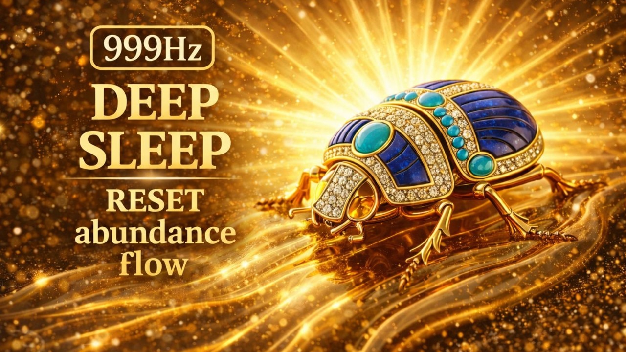 Deep Sleep Music to Reset Abundance Flow | 999Hz Soft Felt Piano | Attraction Space