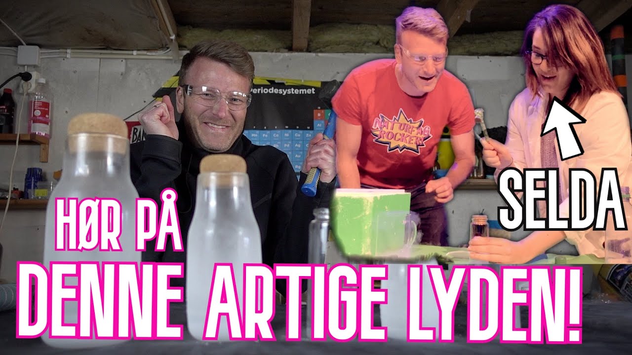 SELDA LÆRER MEG EN ARTIG LYD MED FLYTENDE NITROGEN