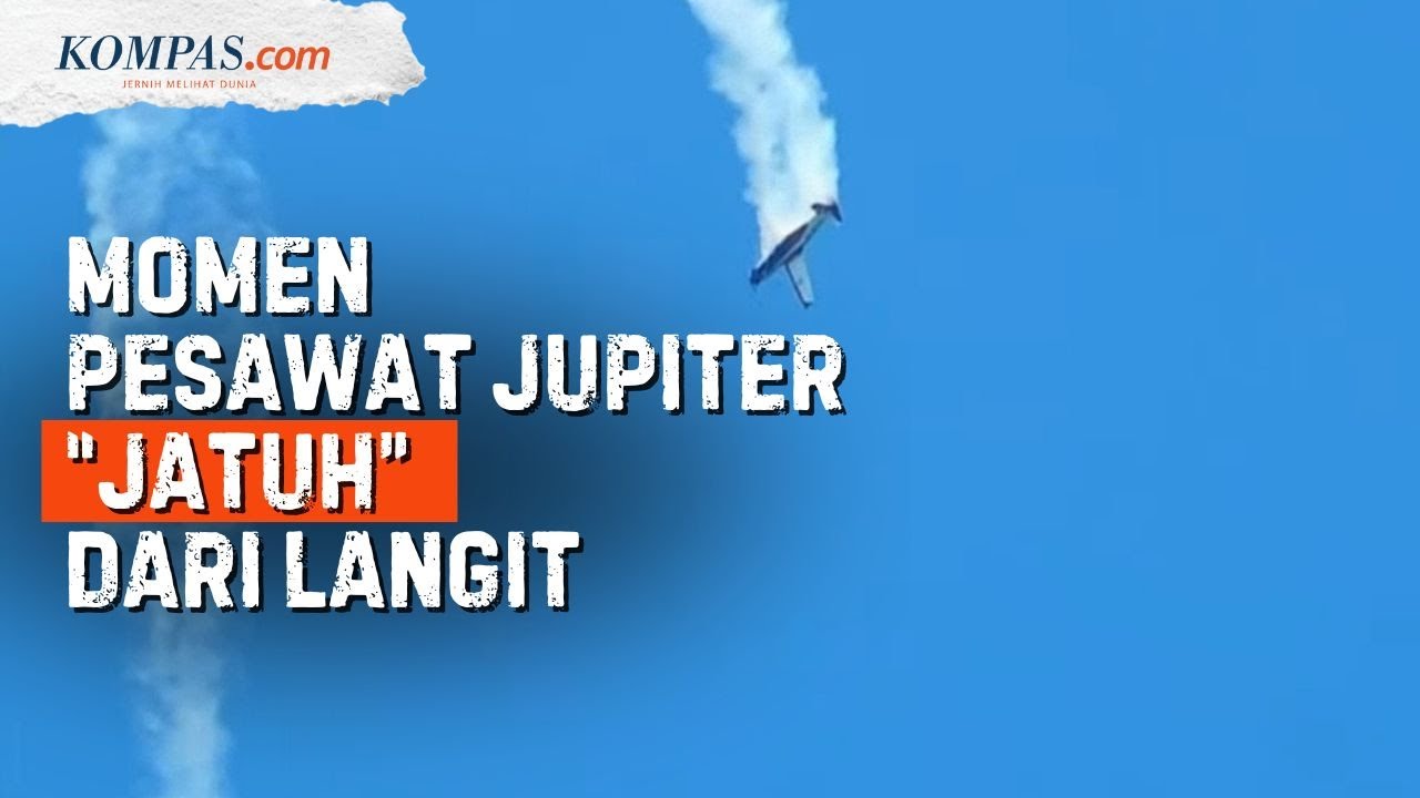 [FULL] Video Aksi Pesawat Jupiter Jatuh Tak Terkontrol di Langit