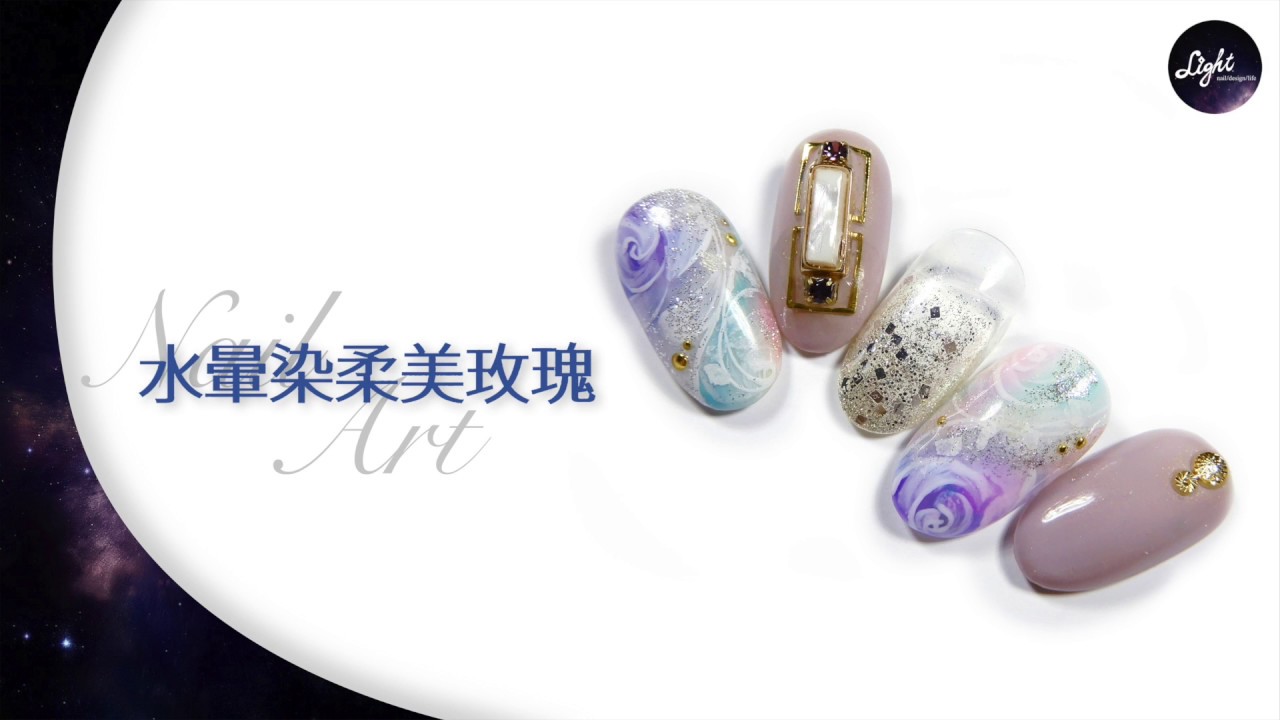 【 MissLight】--凝膠彩繪--Tiara Gel--水暈染柔美玫瑰