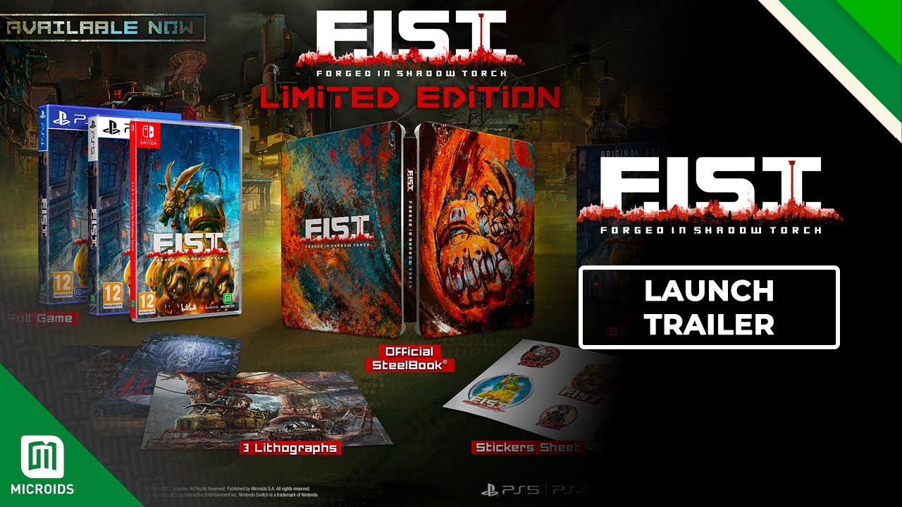 F.I.S.T.: Forged In Shadow Torch | Limited Edition - Launch Trailer | Bilibili & Microids