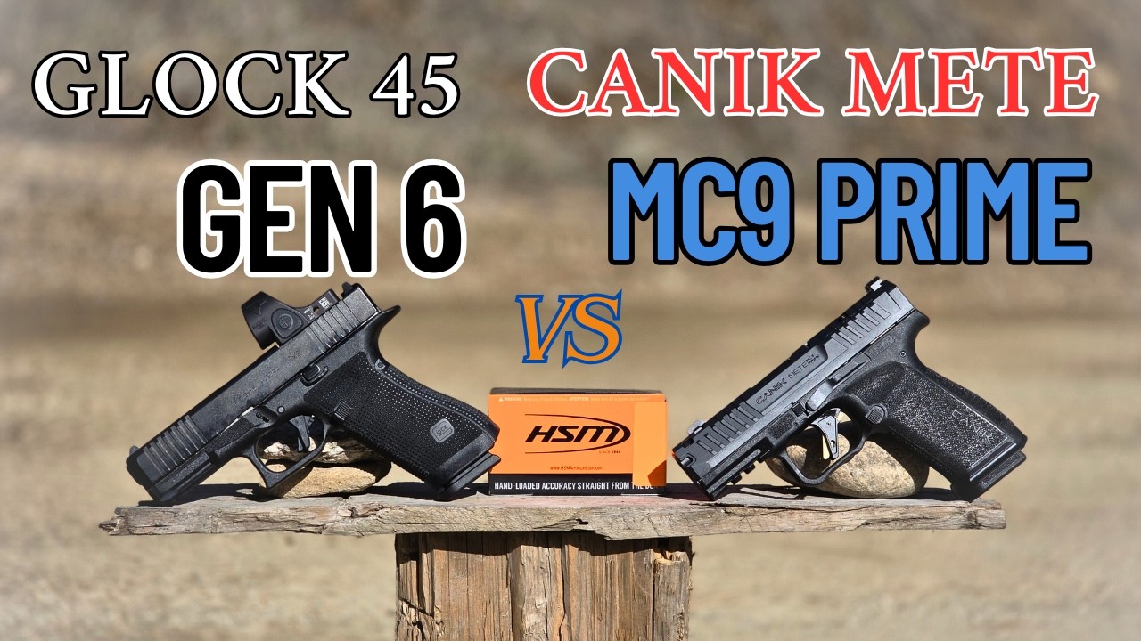 Glock 45 Gen 6 против Canik Mete MC9 Prime: кто победит?
