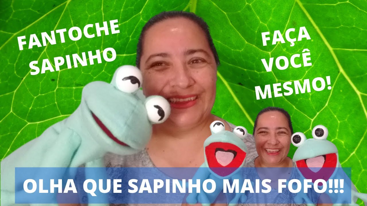 Como fazer Fantoche Sapo passo a passo