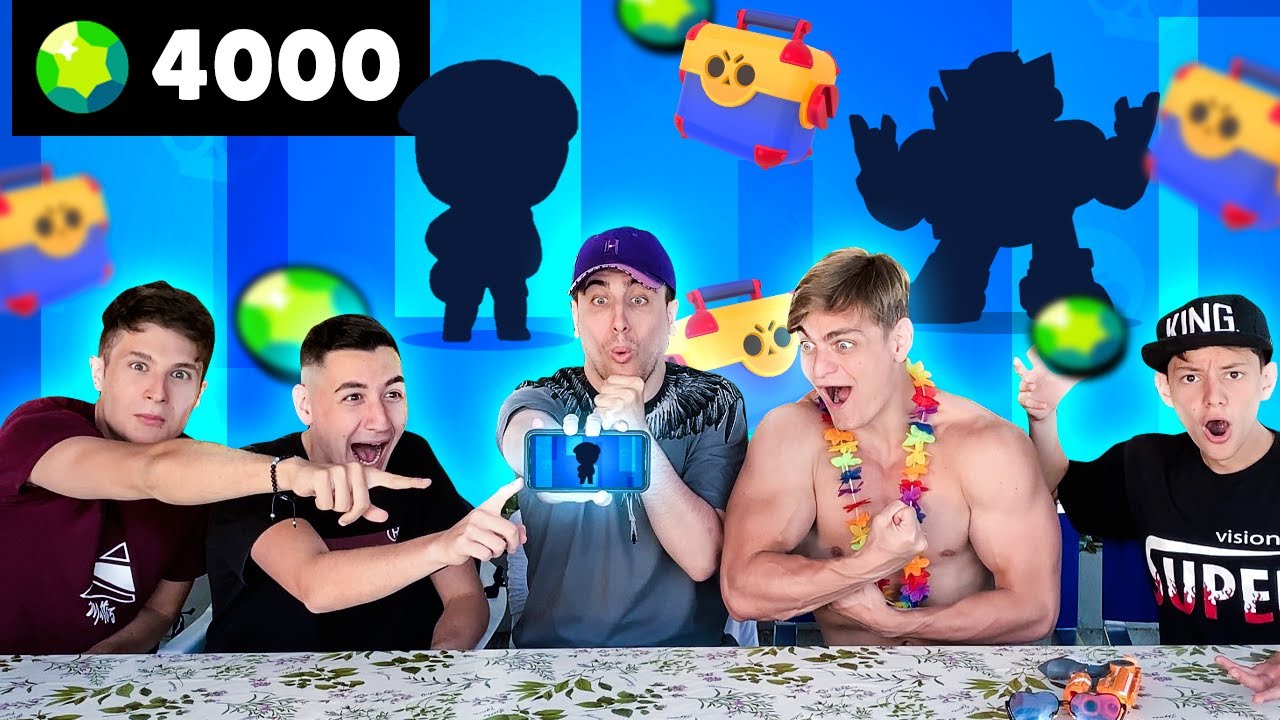 Box Opening da 4.000 GEMME! Con CAP, MATTIZ, KAZUOSAN e MUSCIX! Brawl Stars ITA!