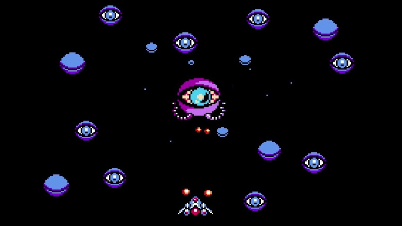 Gyruss (NES) All Bosses (No Damage)