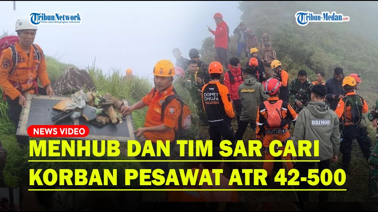 UPDATE Pencarian Korban Pesawat ATR 42 500 di Puncak Bulusaraung