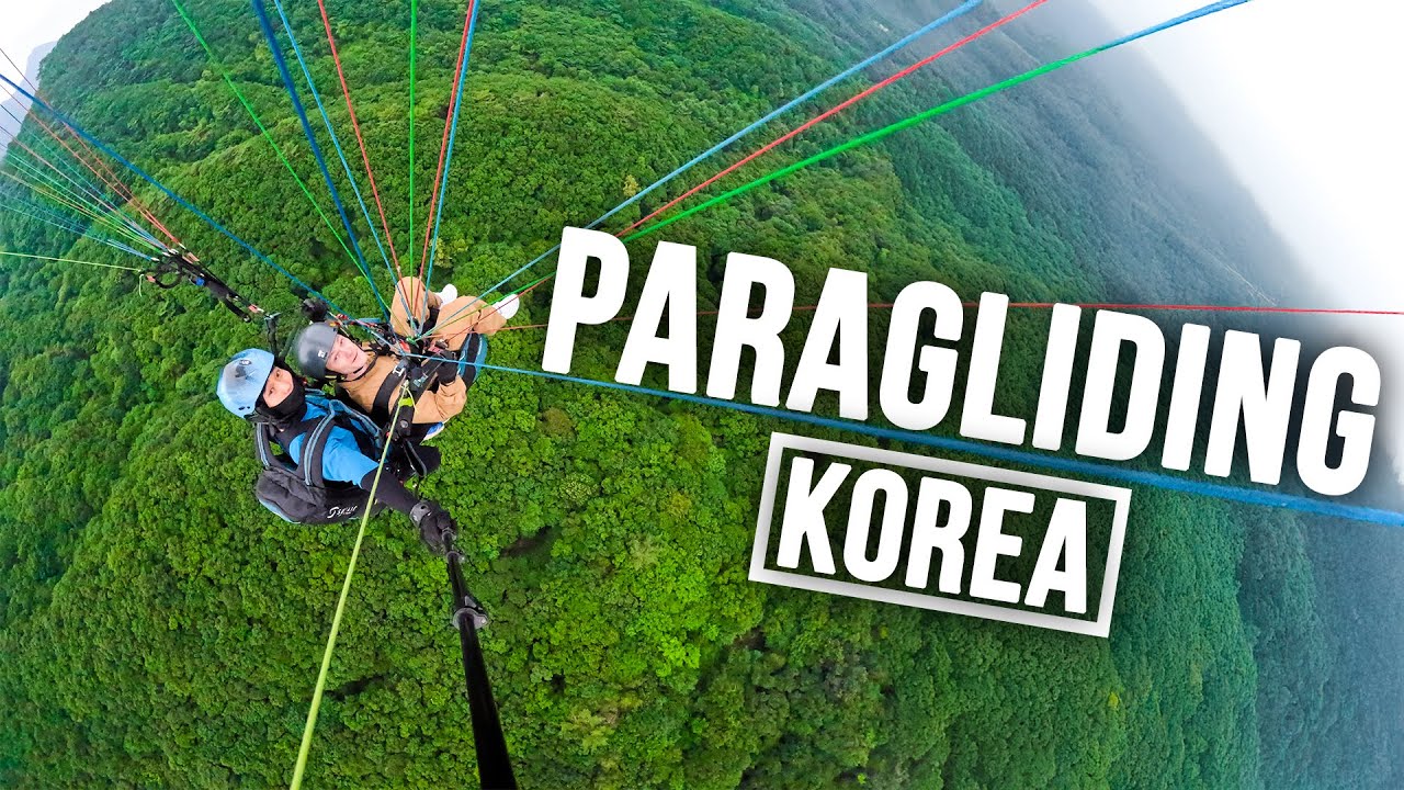 Epic Paragliding Over Korea’s Mountains – Once in a Lifetime!